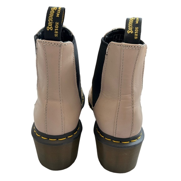Dr Martens Cadence Leather Heeled Chelsea Boots in Natural Wanama Size 8 - Picture 7 of 16